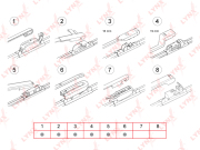 LYNXauto XF600 Wiper Blade
